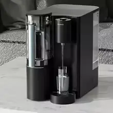 100G countertop reverse osmosis water purifier with 3-stage filtration and low TDS display, portable installation-free RO system